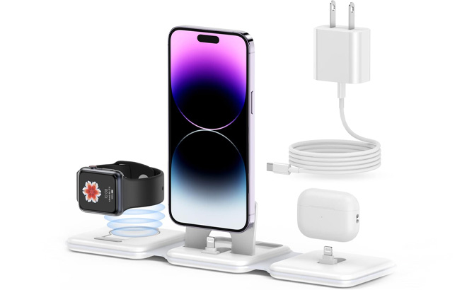 3 in 1 Charging Station for Apple Foldable