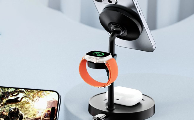 3 in 1 Wireless Charging Station for Multiple Devices