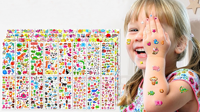 3200 Kids Stickers for Kids