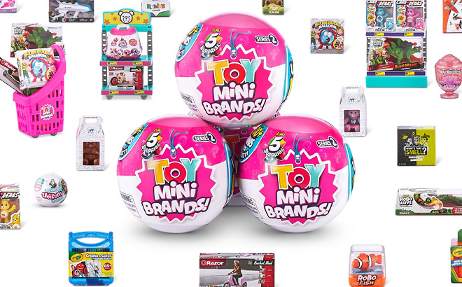 5 Surprise Toy Mini Brands 3 pack 5 Surprise Toy Mini Brands 3 pack