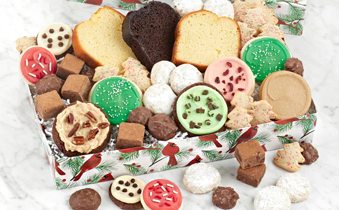 A Box Full with a Variety of Cheryls Cookies
