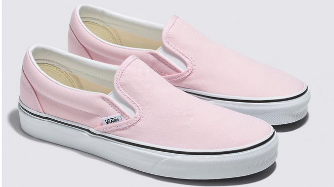 A Pair of Vans Classic Slip On Shoe A Pair of Vans Classic Slip On Shoe