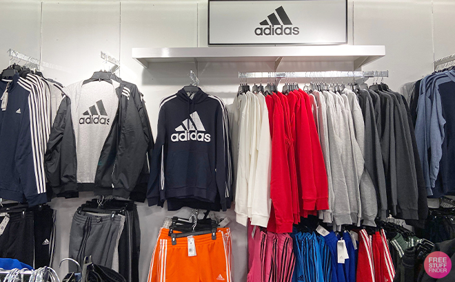 Adidas Apparel Overview at a Store