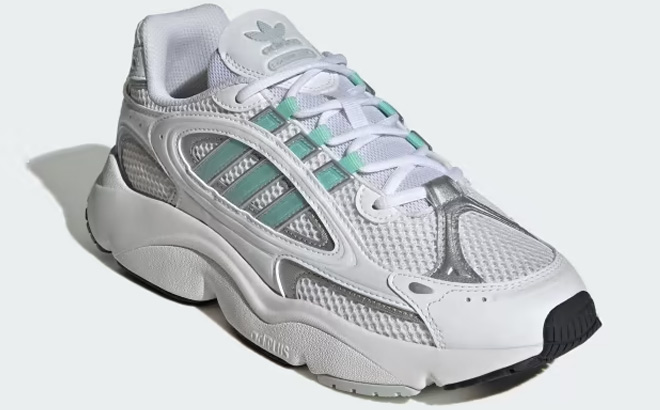 Adidas Mens Ozmillen Shoe in Clear Mint Color