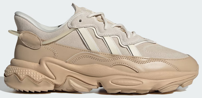 Adidas Mens Ozweego Shoes in Beige
