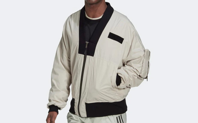 Adidas Mens Parley Bomber Jacket Adidas Mens Parley Bomber Jacket