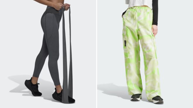 Adidas Yoga Studio Leggings and City Escape Cargo Pants