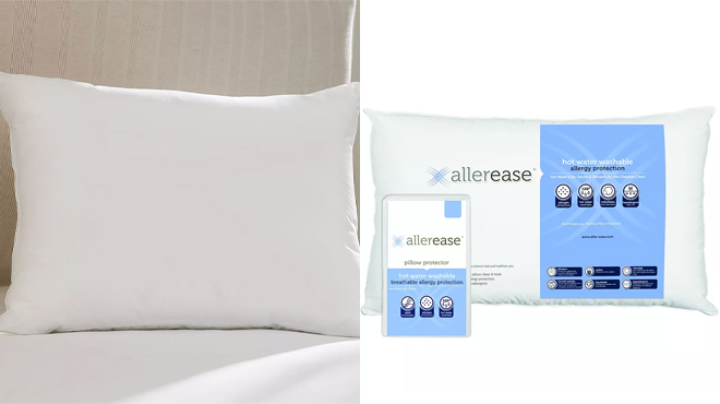 Allerease Hot Water Wash Pillow 1