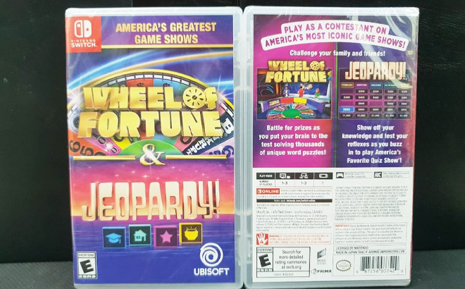 Americas Greatest Game Shows Wheel of Fortune Jeopardy Nintendo Switch Americas Greatest Game Shows Wheel of Fortune Jeopardy Nintendo Switch
