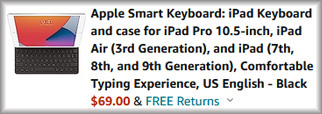Apple iPad Smart Keyboard Checkout Screen
