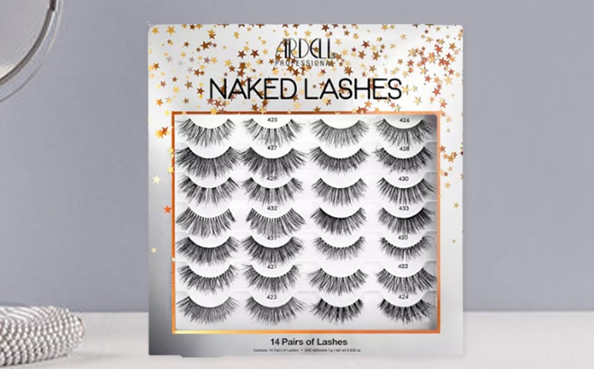 Ardell Holiday Giftable Lash Set on a Table