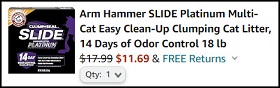 Arm and Hammer Litter Checkout