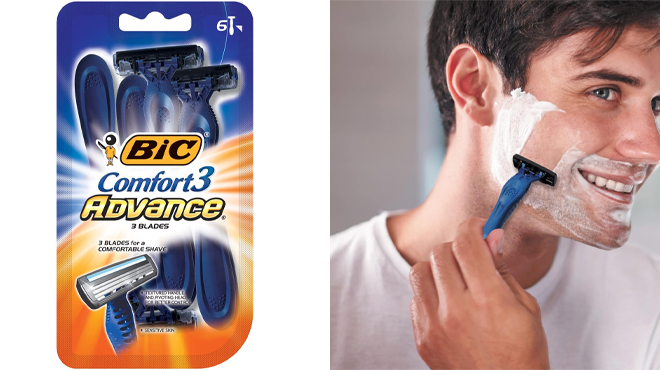 BIC Comfort 3 Advanced Mens Disposable Razor BIC Comfort 3 Advanced Mens Disposable Razor
