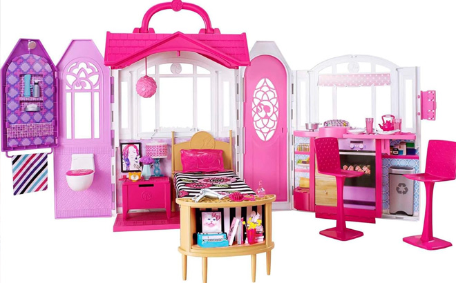 Barbie Doll House Glam Getaway Portable House Playset