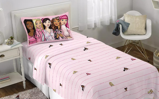 Barbie Sheet Set with Pillowcases