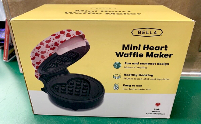 Bella Mini Heart Waffle Maker