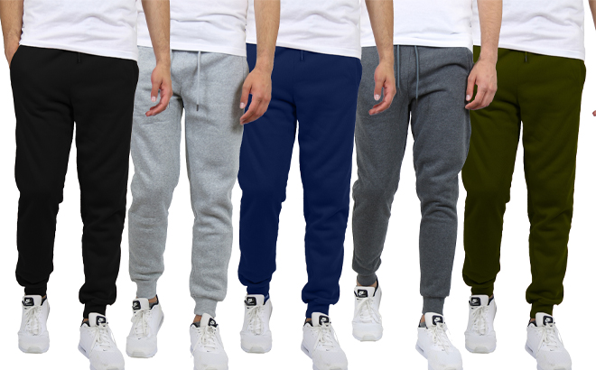 Blue Ice Mens Fleece Lined Classic Joggers Overview