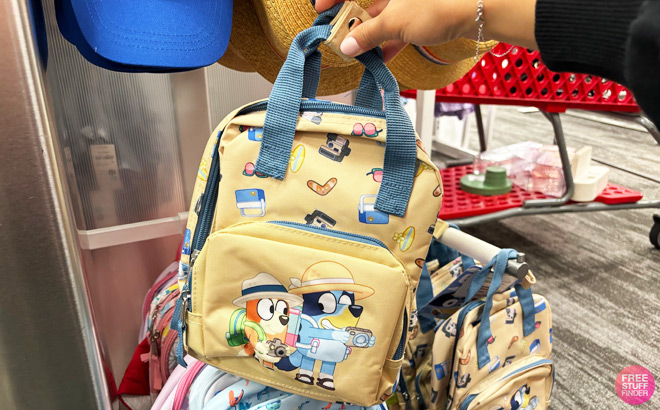 Bluey Toddler Mini Backpack Khaki