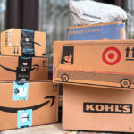 Boxes from Amazon Target Walmart Kohls