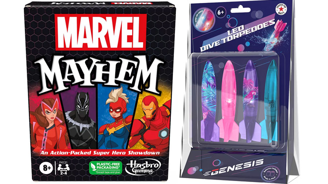 CLOSEOUT Marvel Mayhem and LED Torpedo Divers Miami Vice