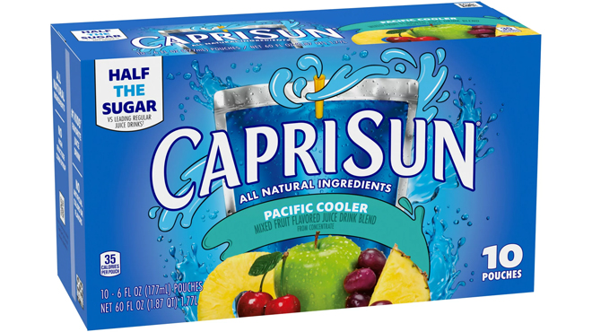 Capri Sun Pacific Cooler Flavored Drinks 10 Count