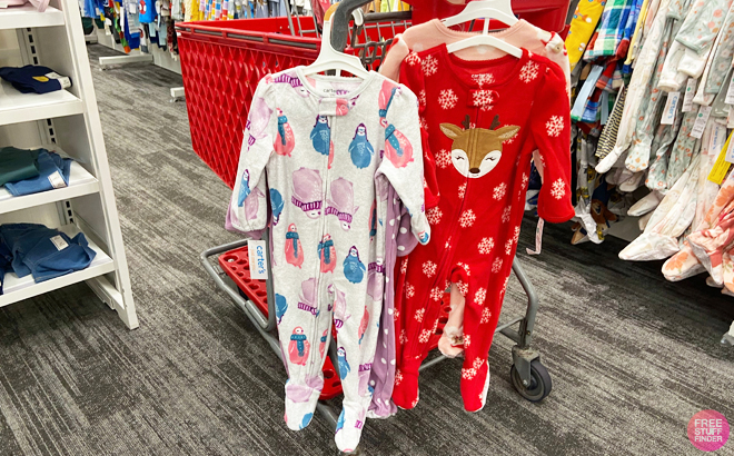 Carters Just One You® Toddler Girls Footed Pajamas