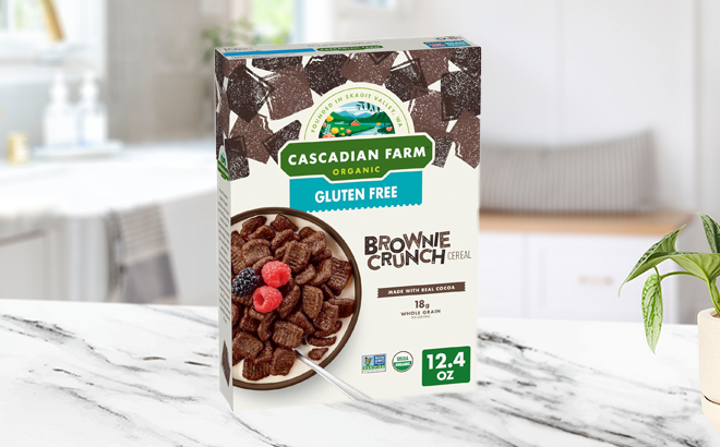 Cascadian Farm Organic Gluten Free Brownie Crunch Cereal 1