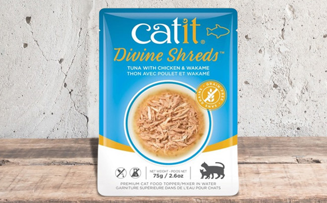 Catit Divine Shreds Premium Cat Food Topper