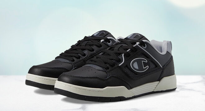 Champion 5 On 5 Lo Shoes in Black Color