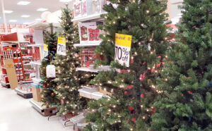 Christmas Trees at Target