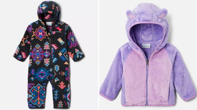 Columbia Infant Snowtop Bunting and Infant Foxy Baby Sherpa Jacket