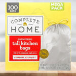 Complete Home 13 Gallon Trash Bags 100 Pack