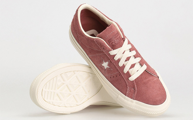 Converse One Star Pro Shoes in Egret Color