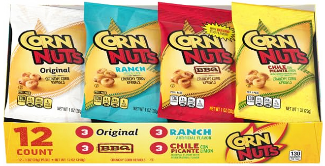 Corn Nuts Snacks Variety Pack 12 Count Corn Nuts Snacks Variety Pack 12 Count