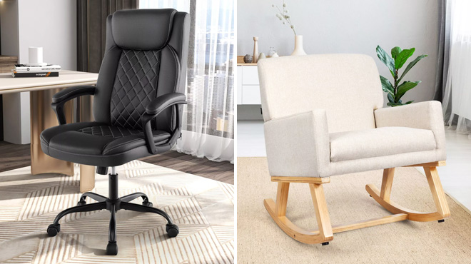 Costway Adjustable Office Desk Chair