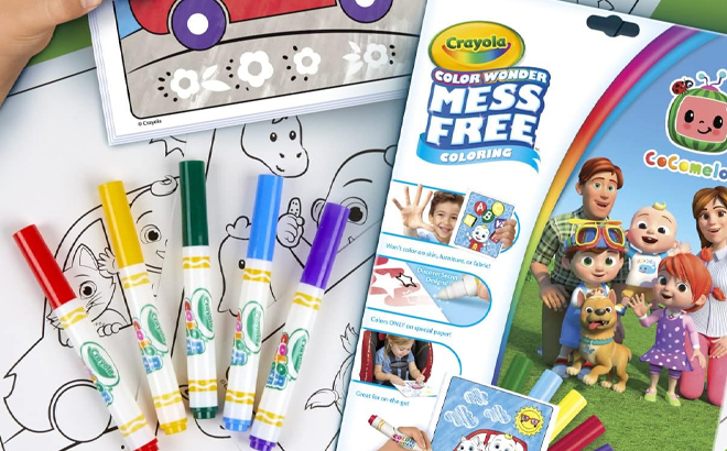 Crayola Color Wonder Cocomelon Coloring Pages & Markers Set Crayola Color Wonder Cocomelon Coloring Pages & Markers Set