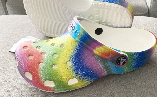 Crocs Classic Spray Tie Dye Clogs