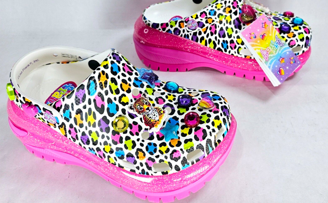 Crocs x Lisa Frank Mega Clogs Crocs x Lisa Frank Mega Clogs