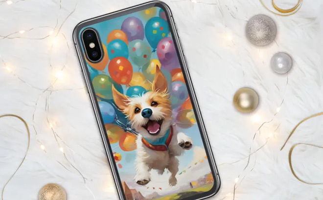 Digital Pet Portrait on a Phone Case