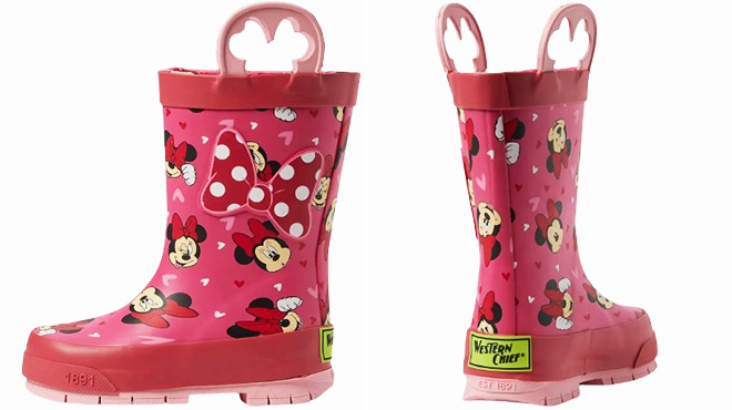 Disney Minnie Kids Rain Boots