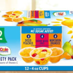 Dole Fruit Cups 12 ct Variety Pack