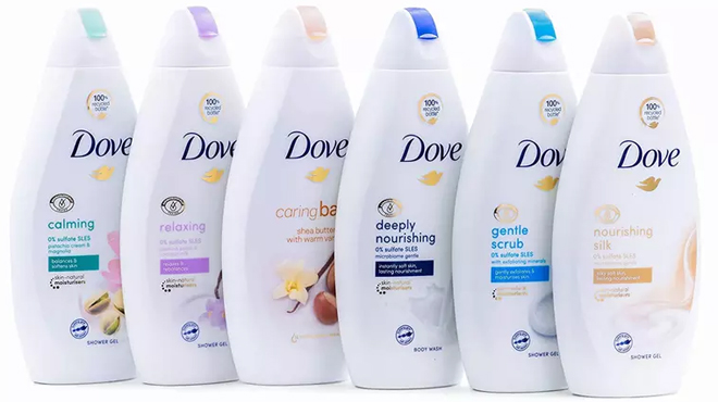 Dove Body Wash Variety Mystery Flavors 16 9oz Flavors Vary 6 Pack
