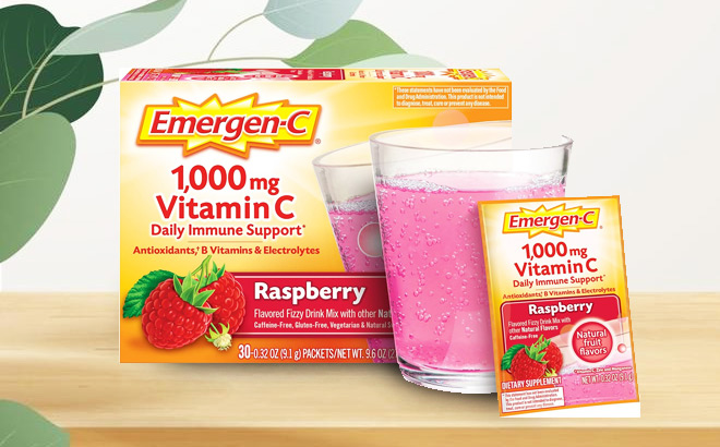 Emergen C Vitamin C Powder Raspberry
