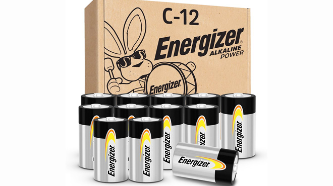 Energizer 12 Count Alkaline Power C Batteries Energizer 12 Count Alkaline Power C Batteries