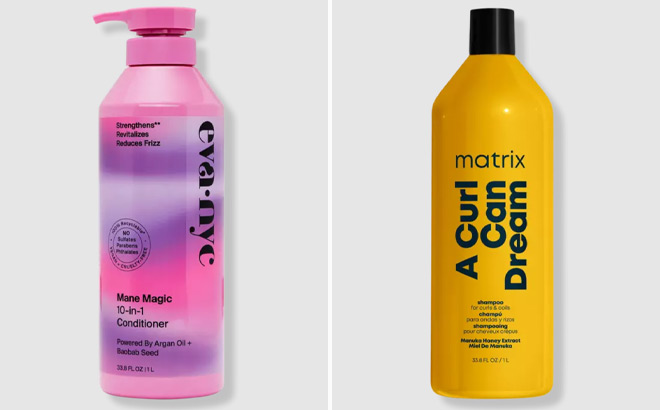 Eva Nyc Mane Magic 10 in 1 Conditioner and Matrix A Curl Can Dream Shampoo