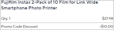 Fujifilm Instax Wide Film Checkout Fujifilm Instax Wide Film Checkout
