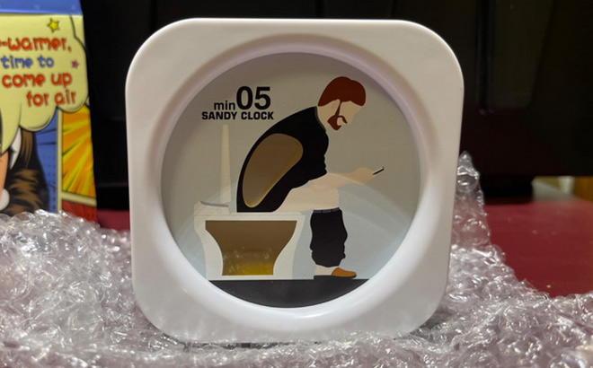 Toilet Timer $6 (Funny Gift Idea for Men)