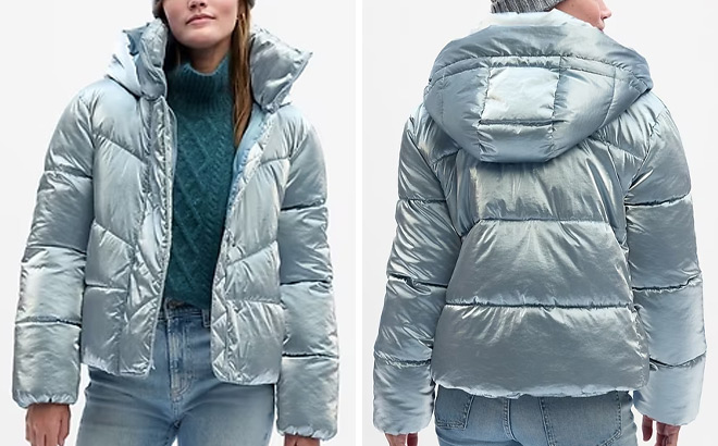 GAP Womens ColdControl Short Puffer Jacket 