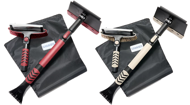 Garage21 Telescoping 4 in 1 Snow and Ice Tool in Two Colors Garage21 Telescoping 4 in 1 Snow and Ice Tool in Two Colors