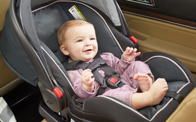Graco SnugRide SnugLock 35 Infant Car Seat in Car